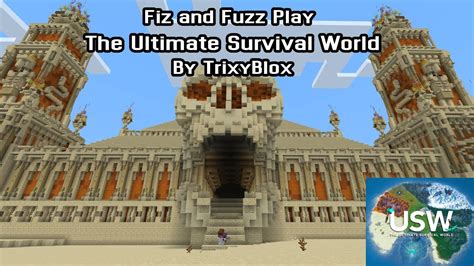 few days surviving in this Minecraft survival map created by TrixyBlox. . Ultimate survival world minecraft trixyblox